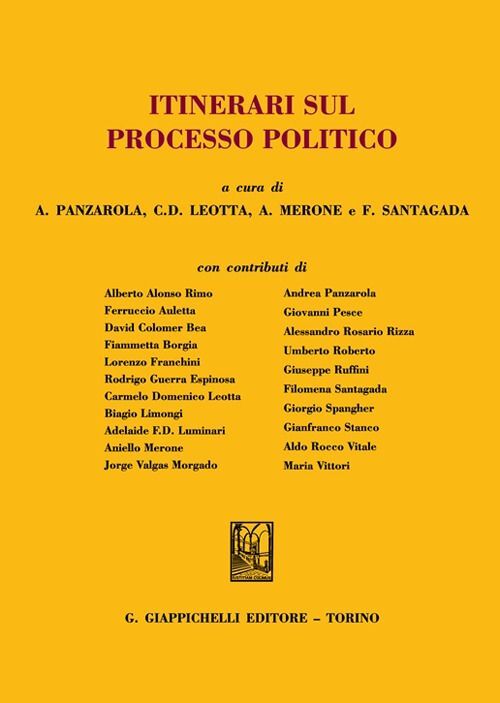 Libri Aa.Vv.Leotta(Cur)-Itinerari Sul Proc.Politico