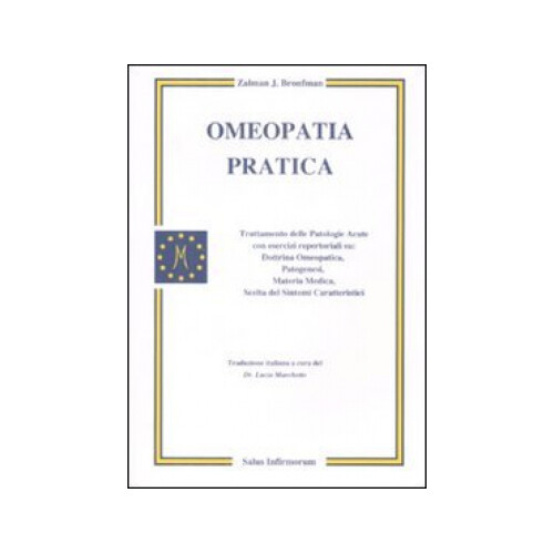 LIBRO OMEOPATIA PRATICA ZALMAN BRONFMAN