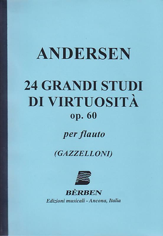 24 GRANDI STUDI DI VIRTUOSITÀ  - JOACHIM ANDERSEN - FLAUTO