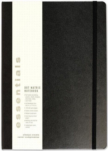 Esstentials Dot Matrix Notebook, Extra Large, A4 Size by Inc Peter Pauper Press
