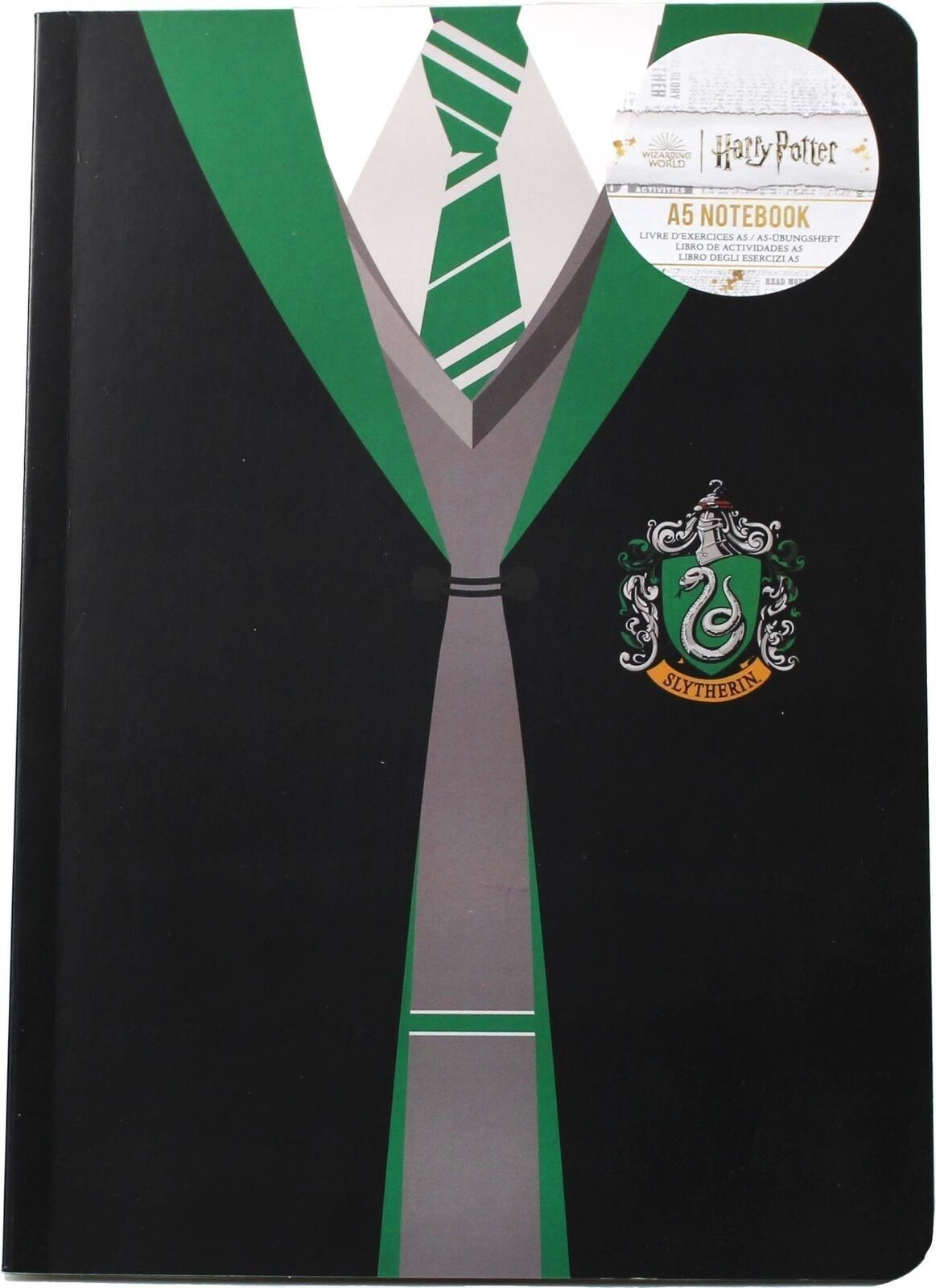 Harry Potter: Half Moon Bay - Uniform Slytherin (A5 Notebook Soft / Quaderno) -