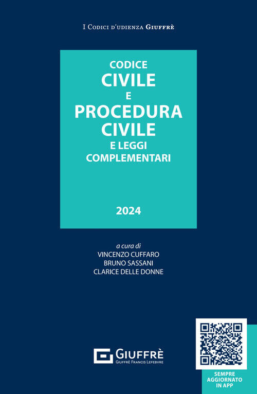 Codice Civile E Procedura Civile E Leggi Complementari -  - 2024