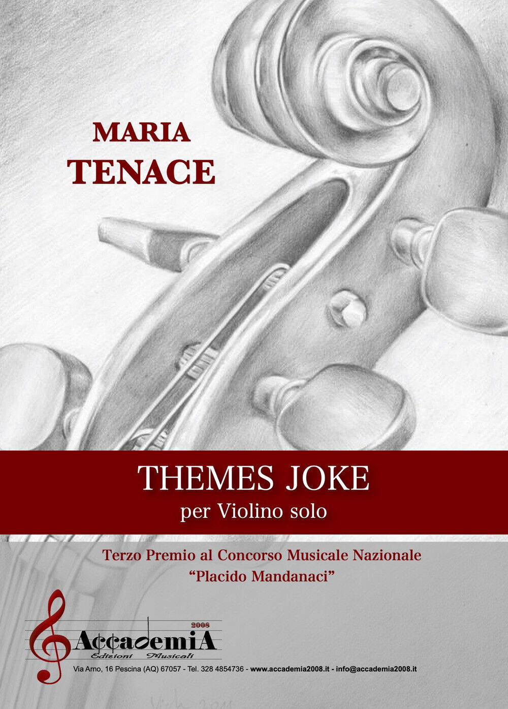 Themes joke. Per violino solo. Partitura - Tenace Maria