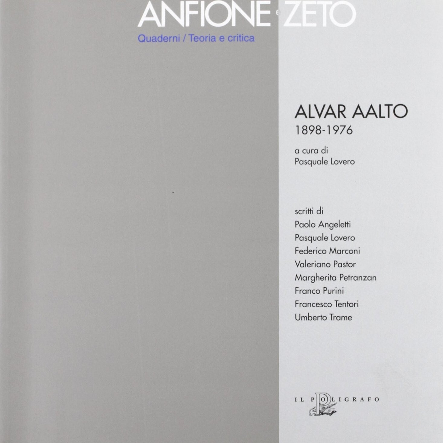 ALVAR AALTO 1898-1976 [Il Poligrafo, 2002] NUOVO