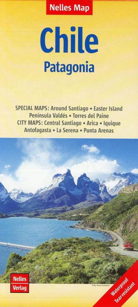 9783865746139 Chile - Patagonia 1 : 2 500 000 - Nelles Verlag