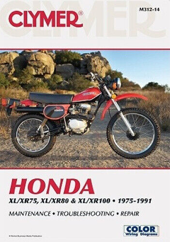 Honda XL/XR75, XL/XR80 & XL/XR100 Series Motorcycle (1975-1991) Service Repair