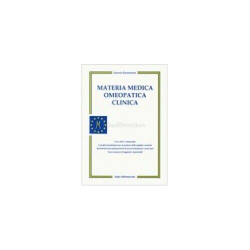 LIBRO MATERIA MEDICA OMEOPATICA CLINICA - IOANNIS KONSTANTOS