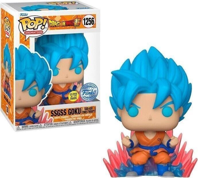 Dragon Ball Super: Funko Pop! Animation - SSGSS Goku (Kaio-Ken Times Twenty) (Gl