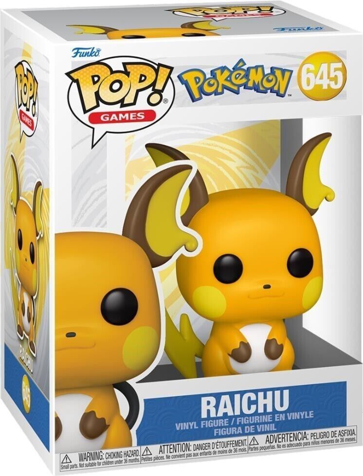 Pokemon: Funko Pop! Games - Raichu (Vinyl Figure 645) -