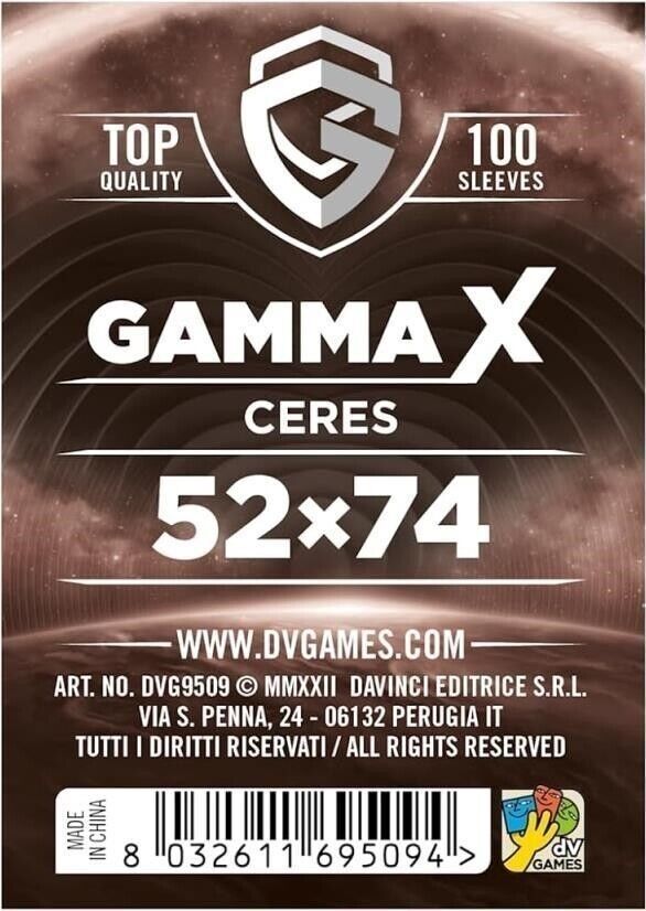Dv Giochi: Gamma X - Ceres (52X74) -