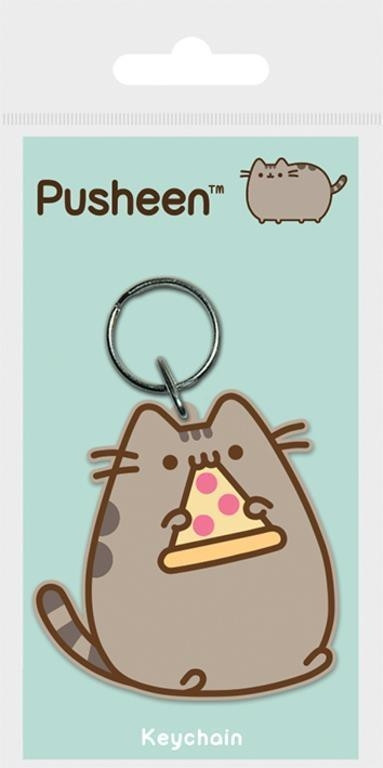Pusheen: Pyramid - Pizza (Rubber Keychain / Portachiavi Gomma) -