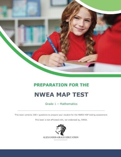James W Alexander Mr James W  NWEA Map Test Preparation - Grade 1 Ma (Tascabile)