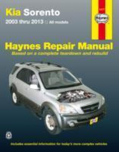 Kia Sorento all models (2003-2013) Haynes Repair Manual (USA)