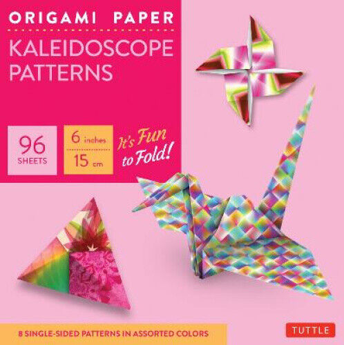 Origami Paper - Kaleidoscope Patterns - 6" - 96 Sheets: Tuttle Origami Paper: