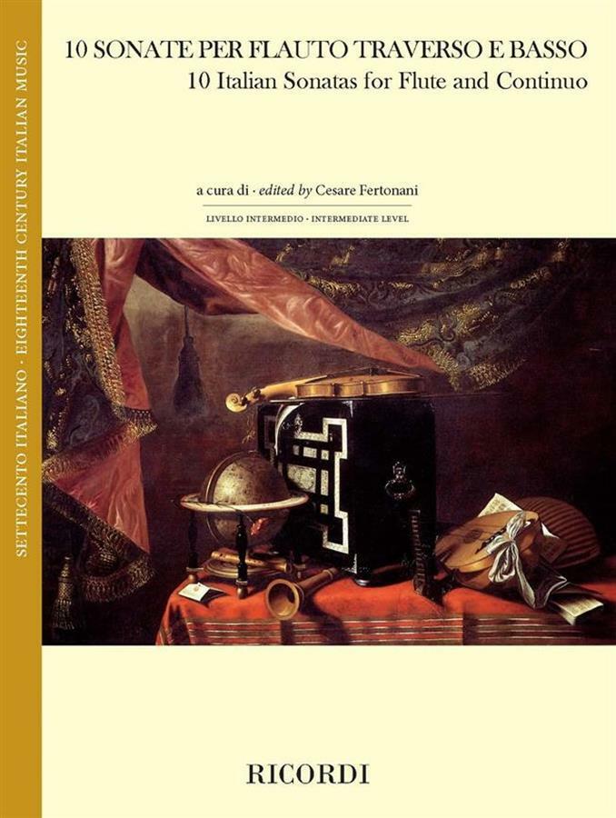 10 Sonate per flauto traverso e basso - A cura di Cesare Fertonani