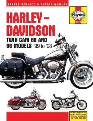 Harley Davidson Twin Cam 88, 96 & 103 Service and Repair Manual (Haynes