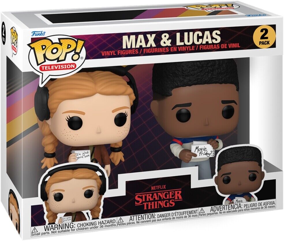 Stranger Things: Funko Pop! Television - 2-Pack - Max & Lucas -