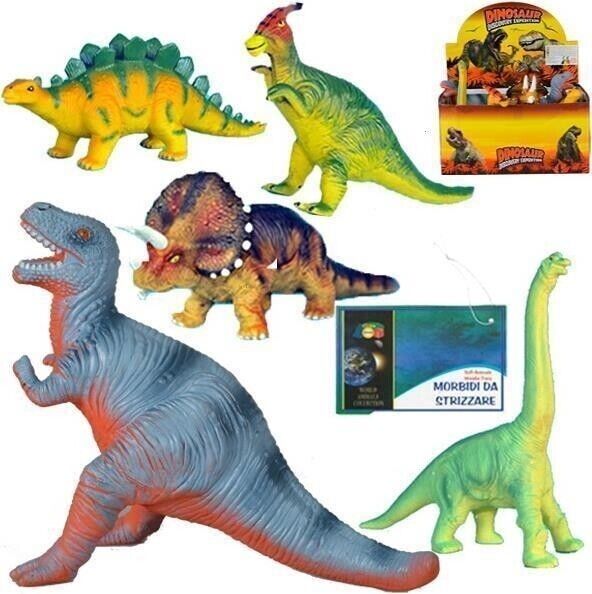 Ginmar: Animali - (007B) - Dinosauro Morbido Ass. In Dbx -