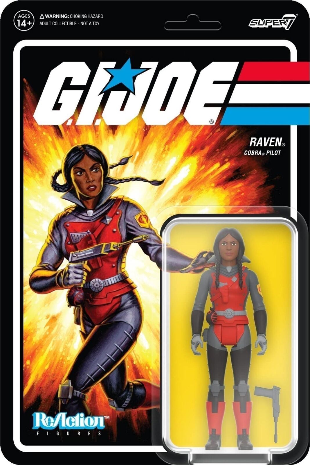 G.I. Joe: Super7 - Reaction Figure Wave 5 - Raven -
