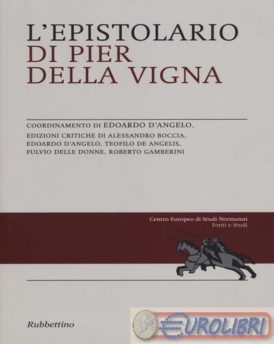 9788849840254  EPISTOLARIO DI PIER DELLA VIGNA RUBBETTINO