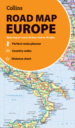 Collins Road Map of Europe: Folded Map by Collins Maps