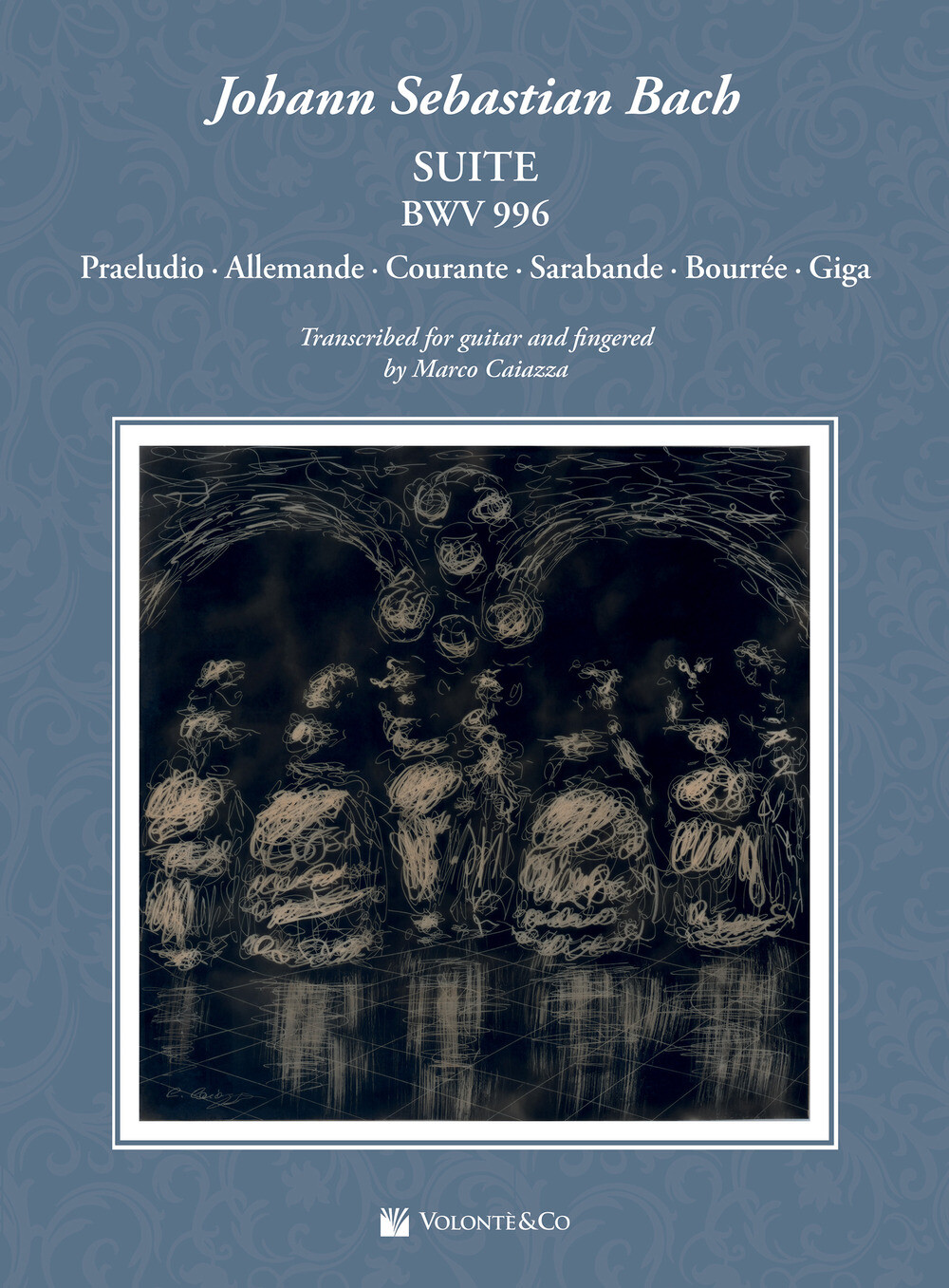 Johann Sebastian Bach. Suite BWV 996. Praeludio. Allemande. Courante. Sara...