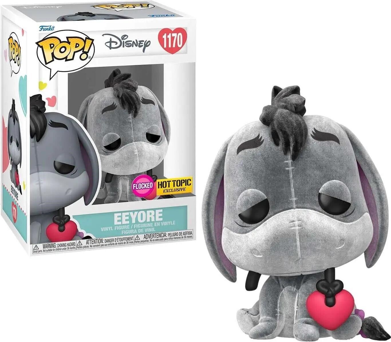 Disney: Funko Pop! - Winnie The Pooh - Eeyore With Heart (Vinyl Figure 1170) -