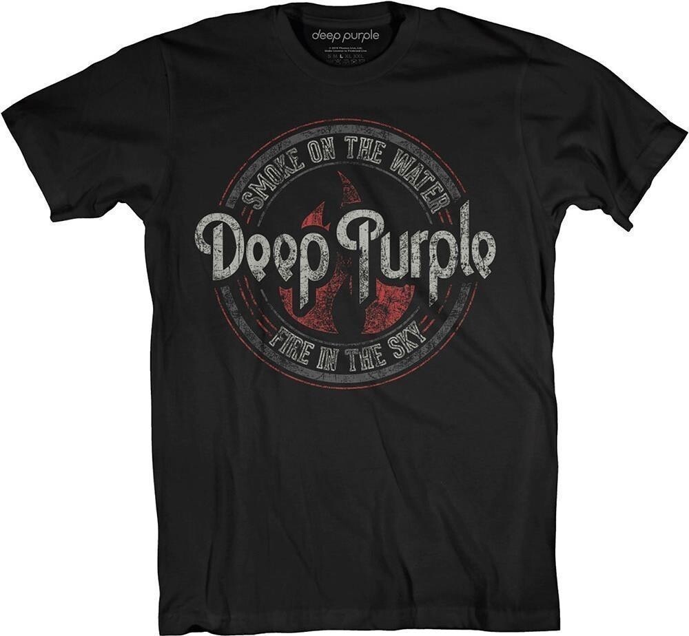 Deep Purple: Smoke Circle (T-Shirt Unisex Tg. M) -