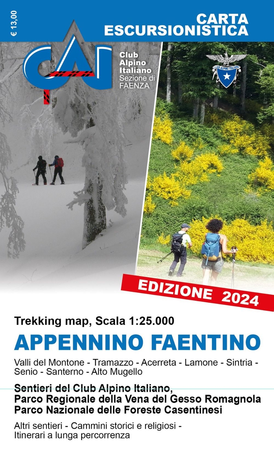 Libri Carta Escursionistica Dell'appennino Faentino 1:25.000