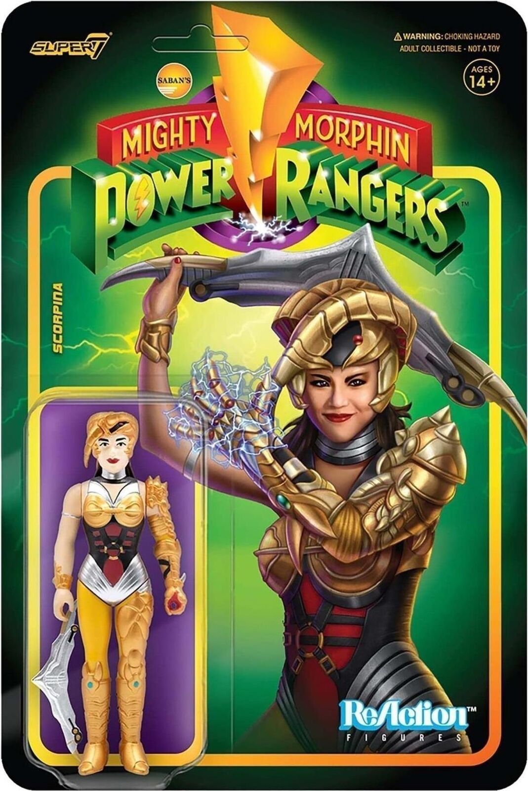 Power Rangers: Super7 - Reaction Figure Wave 2 - Scorpina -