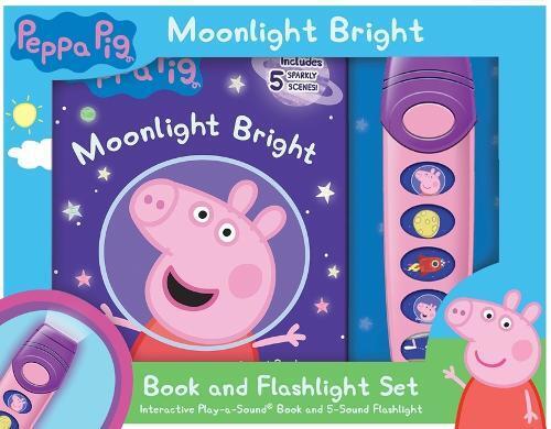 P I Kids Peppa Pig Moonlight Bright Book 5 Sound Flashlight Set (Tascabile)