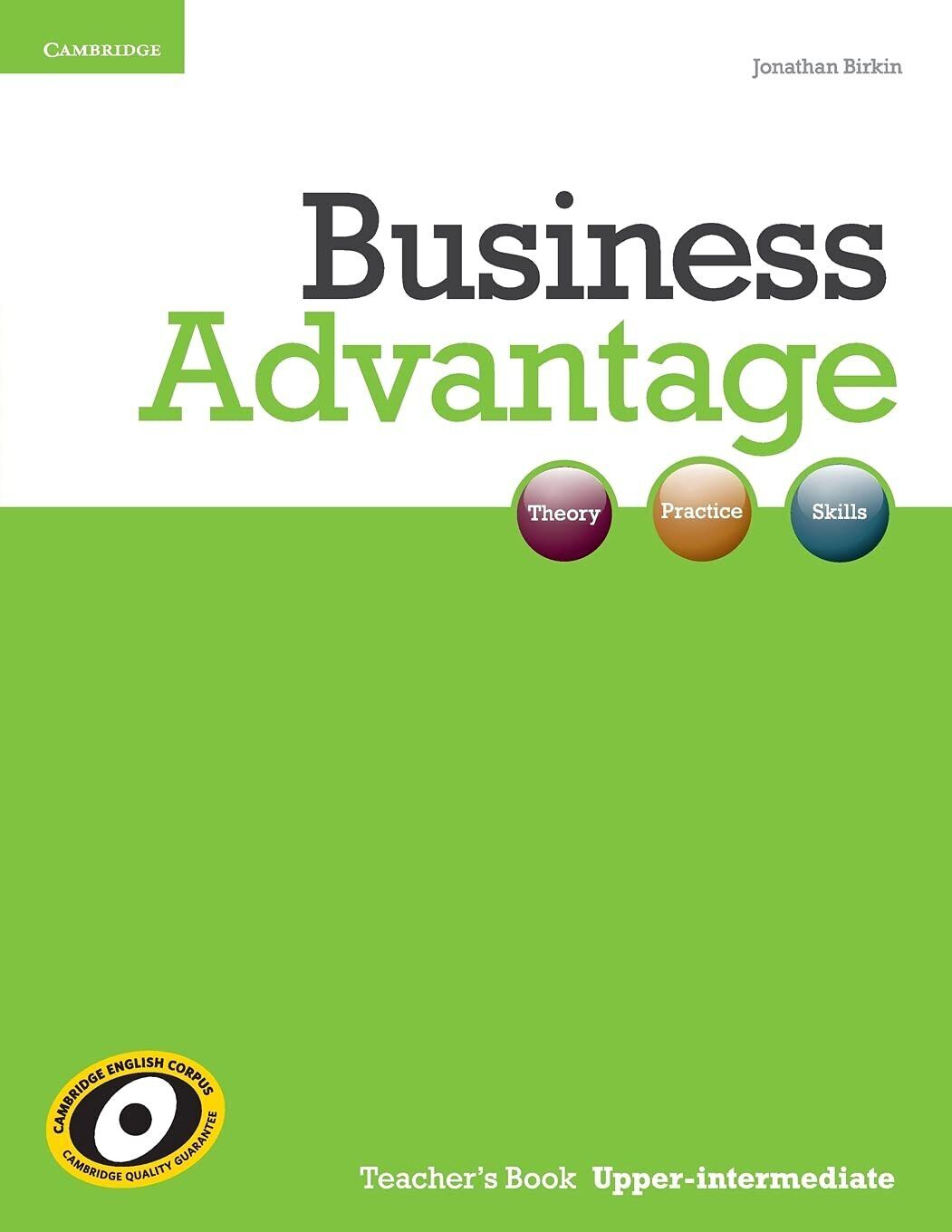 9781107422315 Business Advantage Upper-intermediate Teacher's Book - Jonathan Bi