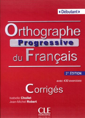 9782090381382 Orthographe progressive du francais. Corrig'es + CD Audio - Isabel