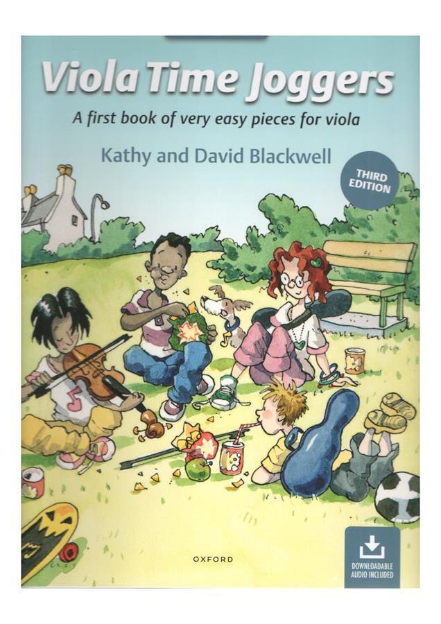 Viola Time Joggers + audio online - Kathy e David Blackwell- viola