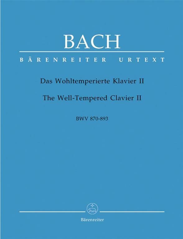 The Well-Tempered Clavier II (Il clavicembalo ben temperato vol. 2) – Bach