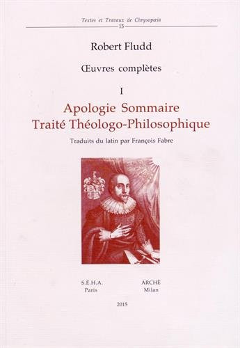 9788872523384 Oeuvres complètes: 1 - Robert Fludd