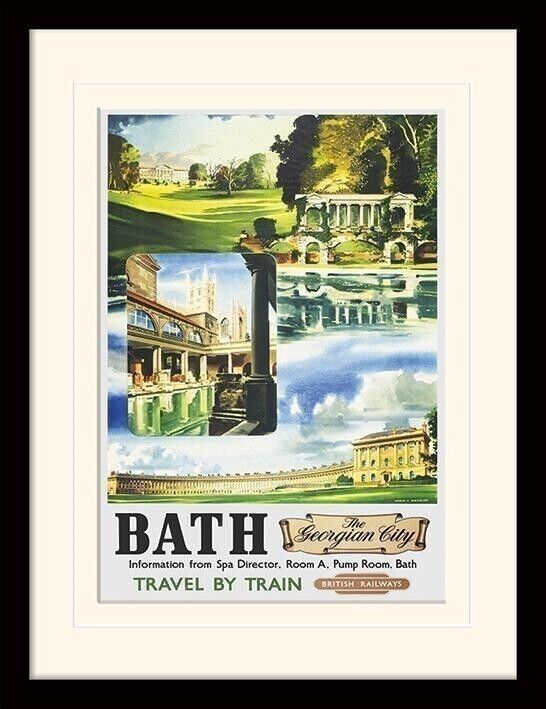 Pyramid: Bath (The Georgian City) (Stampa In Cornice) -