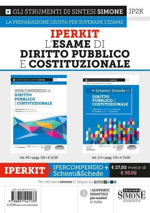 Libri Iperkit Esame Di Diritto Pubblico E Costituzionale: Ipercompendio Diritto