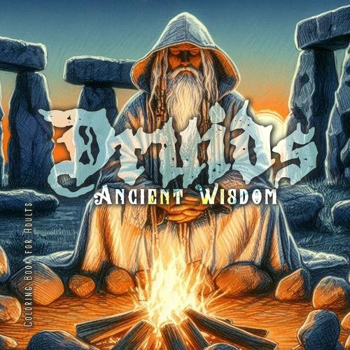 Monsoon Publishing Ancient Wisdom Druids Coloring Book for Adults (Tascabile)