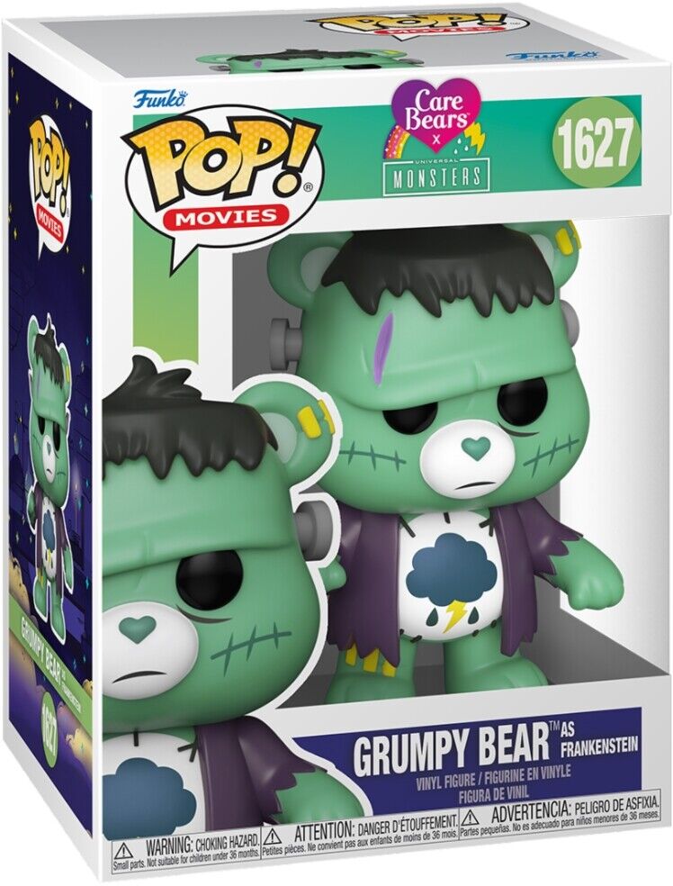 Universal Monsters: Funko Pop! Movies - Care Bears - Grumpy Bear Frankenstein -