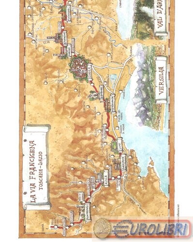 9788898897223 TOSI VIA FRANCIGENA TOSCANA LAZIO FEDERIGHI