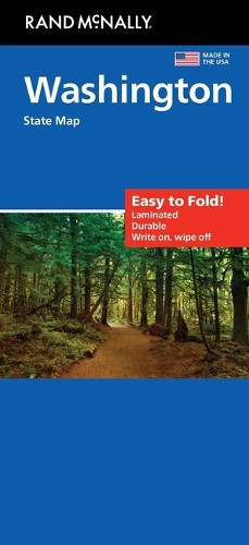Rand McNally Easy to Fold: Washington State Laminated Map (Map)