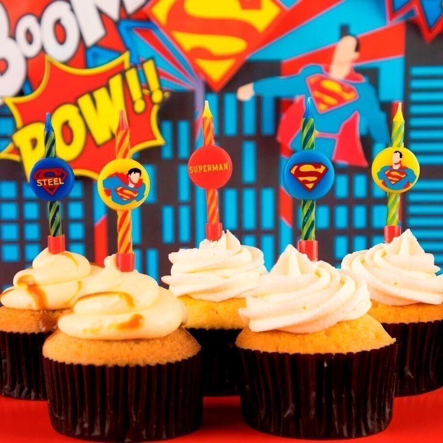 Dc Comics: Cinereplicas - Superman (Set Of 10 Birthday Candles /Set 10 Candeline