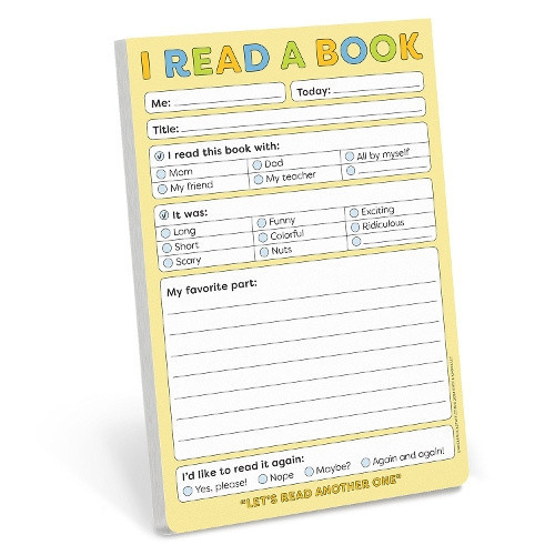 Knock Knock Kids I Read a Book Playtime Pads by Knock Knock Kids
