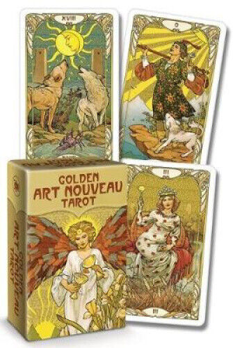 Golden Art Nouveau Tarot Mini by Giulia Francesca Massaglia