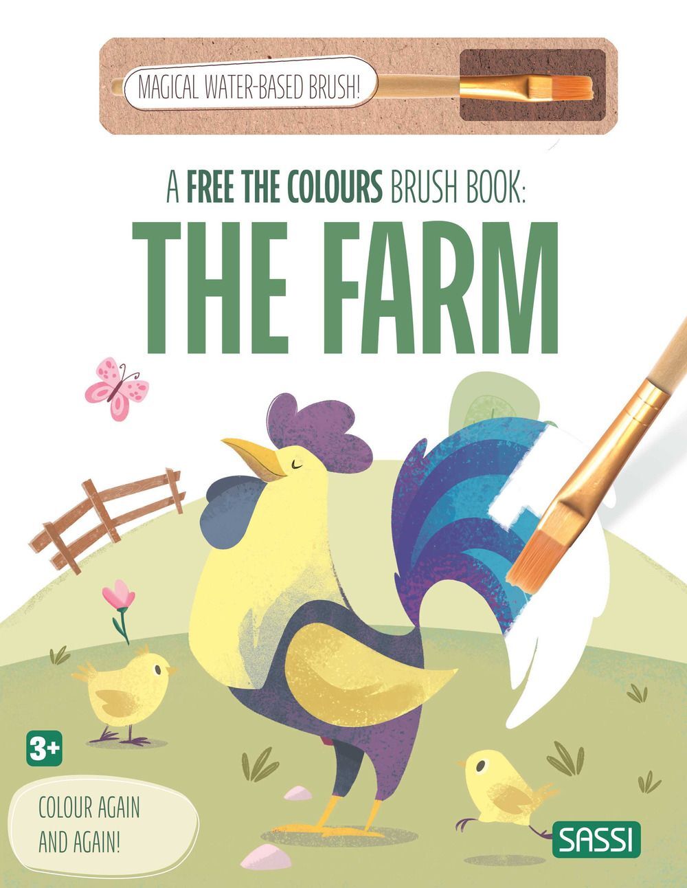 Libri Free The Colours Brush Book: The Farm. Ediz. Illustrata. Con Magical Water