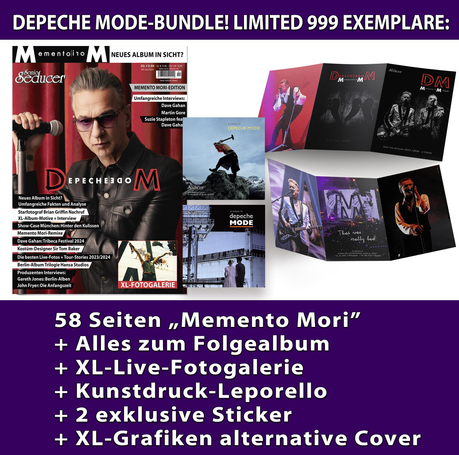 Depeche Mode Memento Mori Edition 2024 - (German Import) Book NUOVO