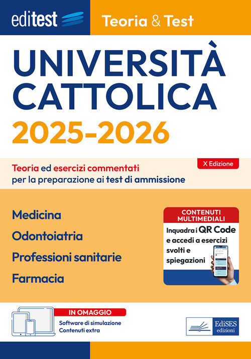 EdiTEST. Università Cattolica. Medicina, Odontoiatria, Professioni Sanitarie, Fa