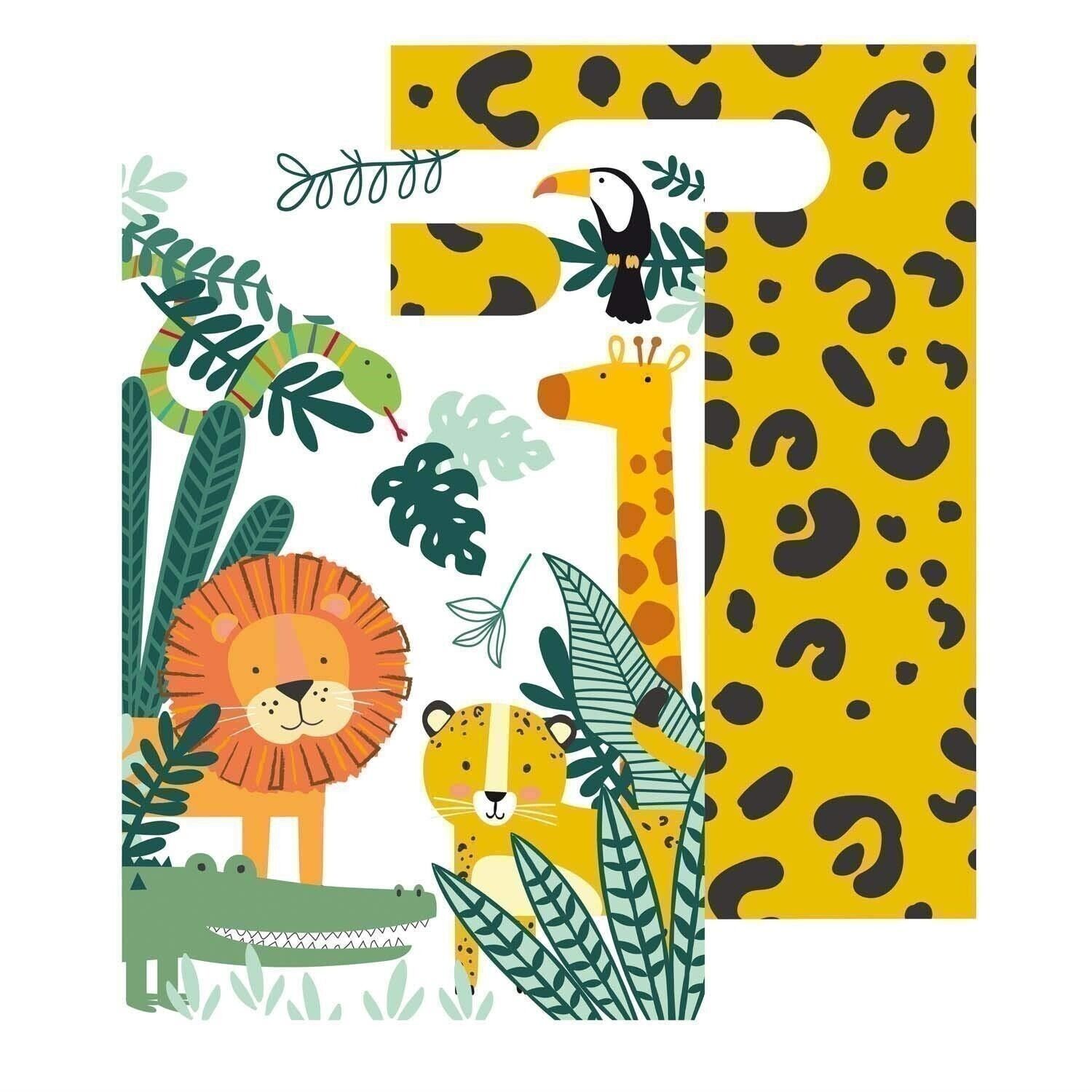 Amscan: 8 Paper Bags Get Wild -