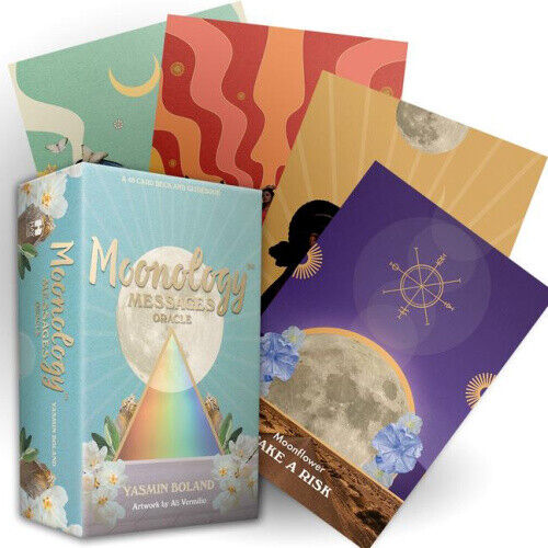 Moonology (TM) Messages Oracle: A 48-Card Deck and Guidebook by Yasmin Boland